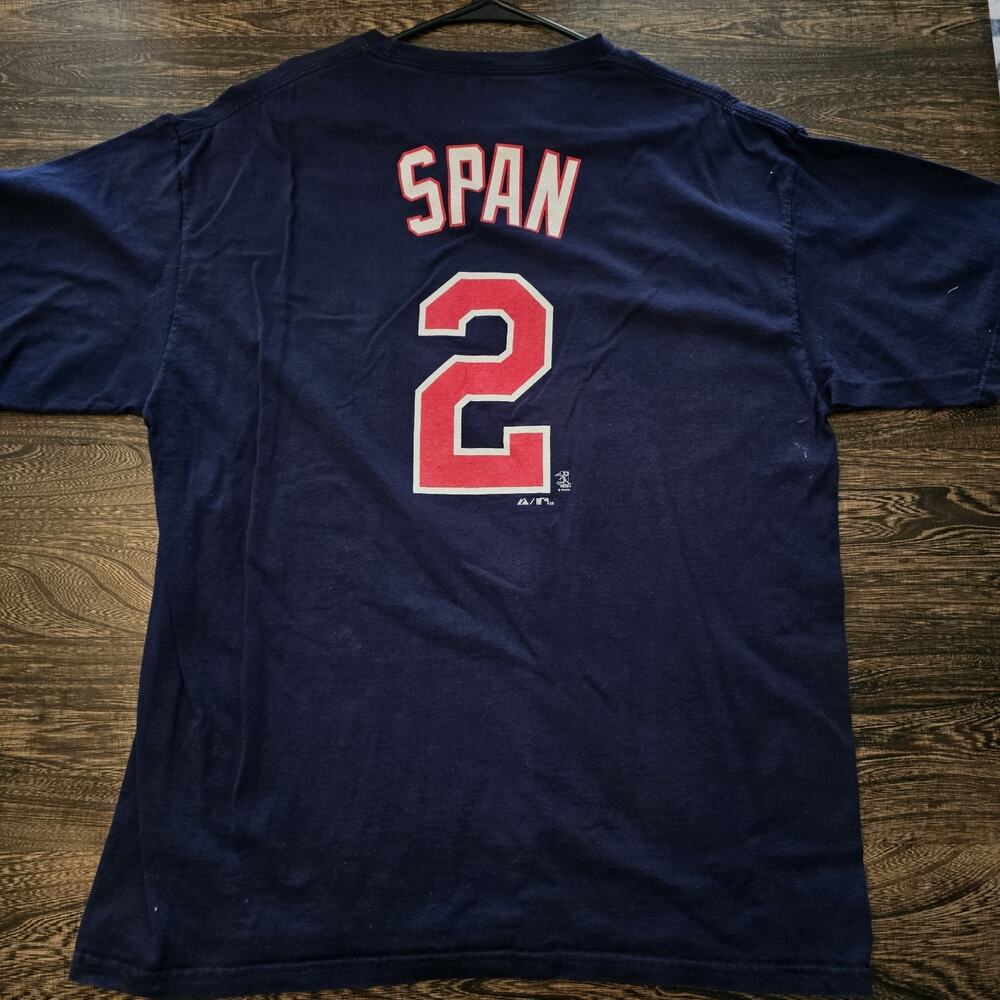 Denard Span Minnesota Twins MLB Baseball Shirt Jersey XL